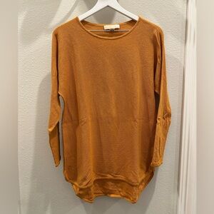 Michael Kors Burnt Orange Knit Top